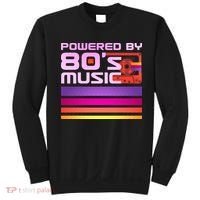 Retro Poweres By 80's Music Cassette Tape Sweatshirt thumb 0