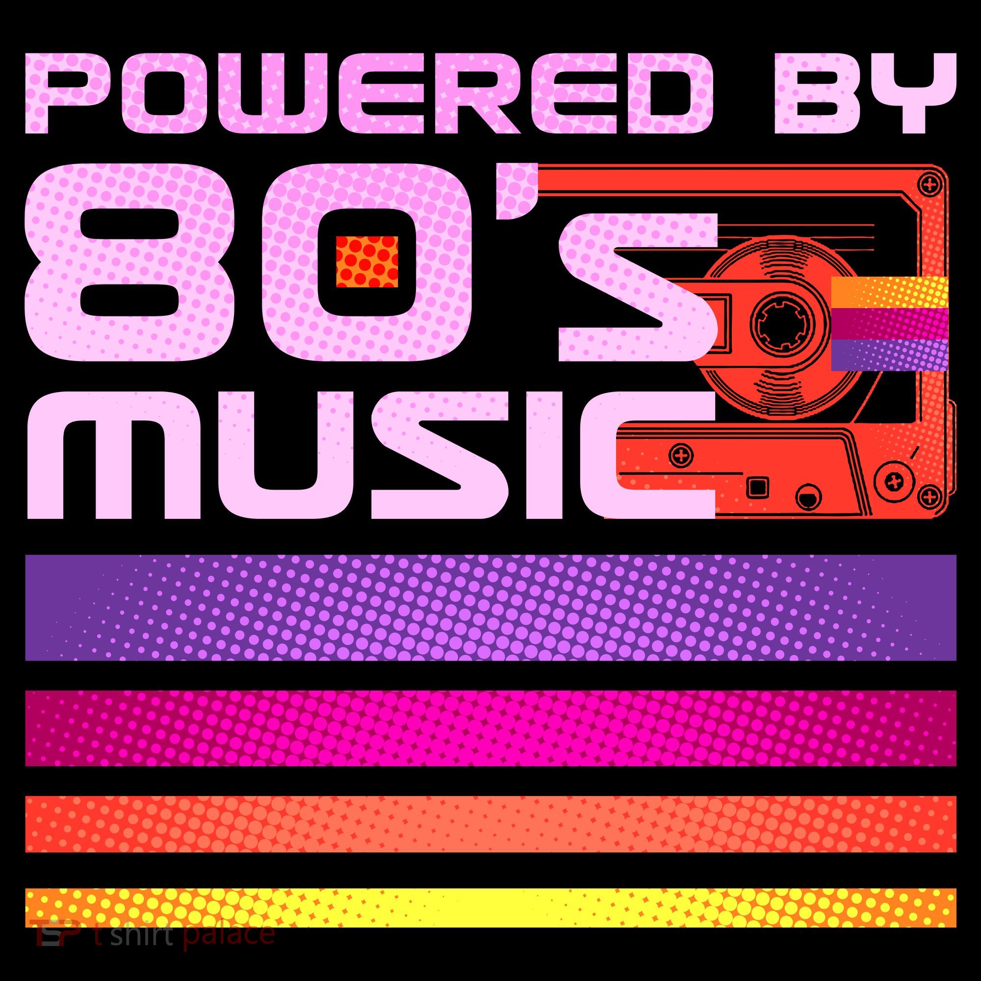 Retro Poweres By 80's Music Cassette Tape Sweatshirt