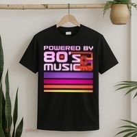 Retro Poweres By 80's Music Cassette Tape T-Shirt thumb 2