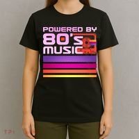 Retro Poweres By 80's Music Cassette Tape T-Shirt thumb 4