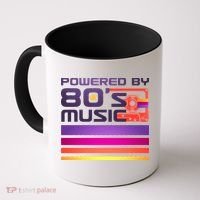Retro Poweres By 80's Music Cassette Tape Coffee Mug thumb 0