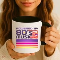 Retro Poweres By 80's Music Cassette Tape Coffee Mug thumb 3