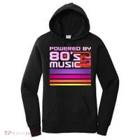 Retro Poweres By 80's Music Cassette Tape Women's Hoodie thumb 0