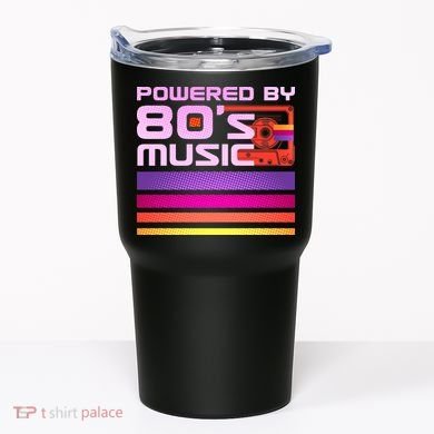 Retro Poweres By 80's Music Cassette Tape Tumbler