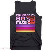 Retro Poweres By 80's Music Cassette Tape Tank Top thumb 0