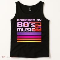 Retro Poweres By 80's Music Cassette Tape Tank Top thumb 2