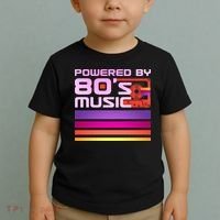Retro Poweres By 80's Music Cassette Tape Toddler T-Shirt thumb 2