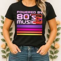 Retro Poweres By 80's Music Cassette Tape Women's T-Shirt thumb 2