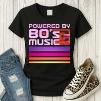 Retro Poweres By 80's Music Cassette Tape Women's T-Shirt thumb 3