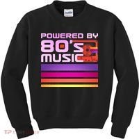 Retro Poweres By 80's Music Cassette Tape Kids Sweatshirt thumb 0