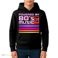Retro Poweres By 80's Music Cassette Tape Kids Hoodie thumb 4