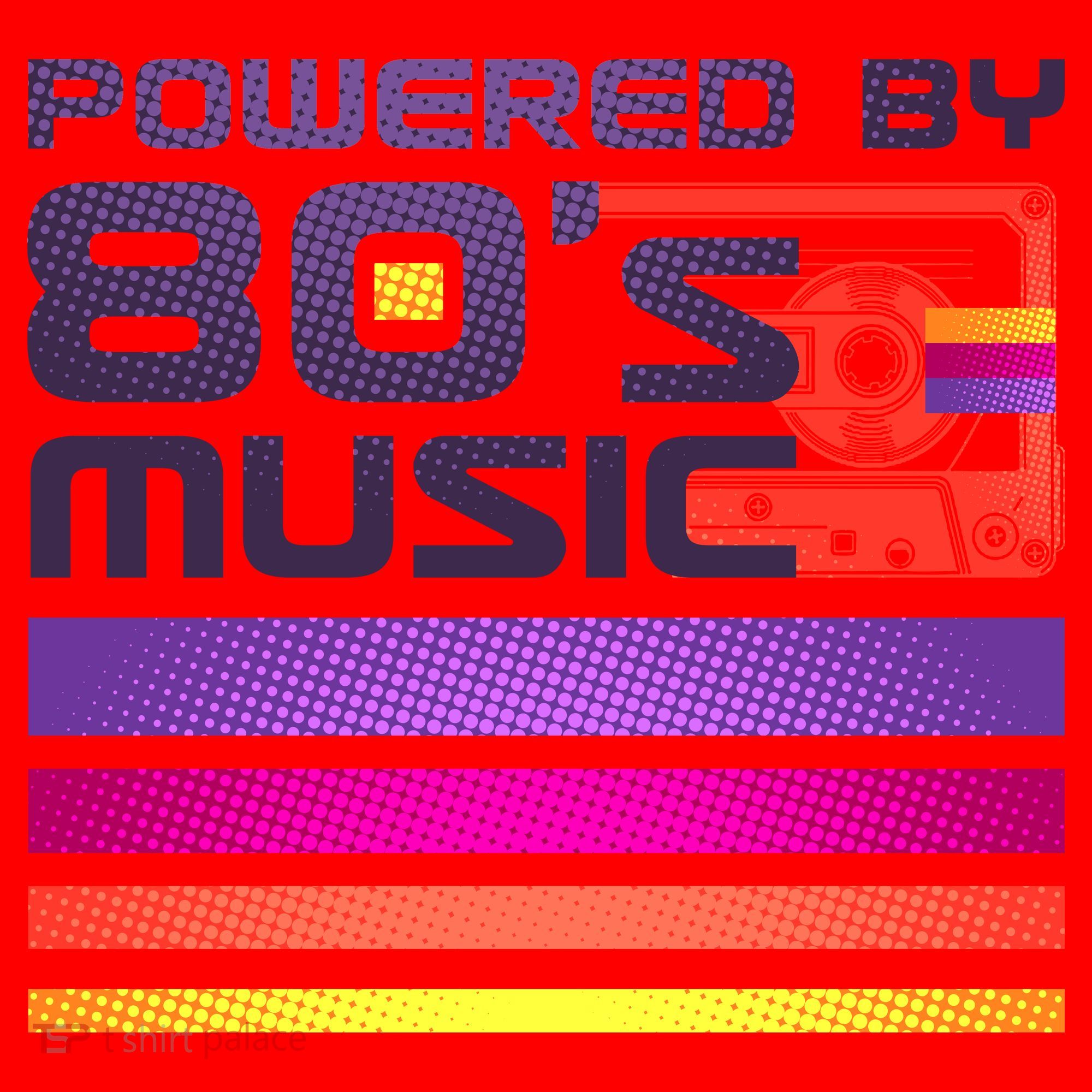 Retro Poweres By 80's Music Cassette Tape Santa Hat