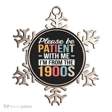 Retro Please Be Patient With Me Im From The 1900s Gift Ornament