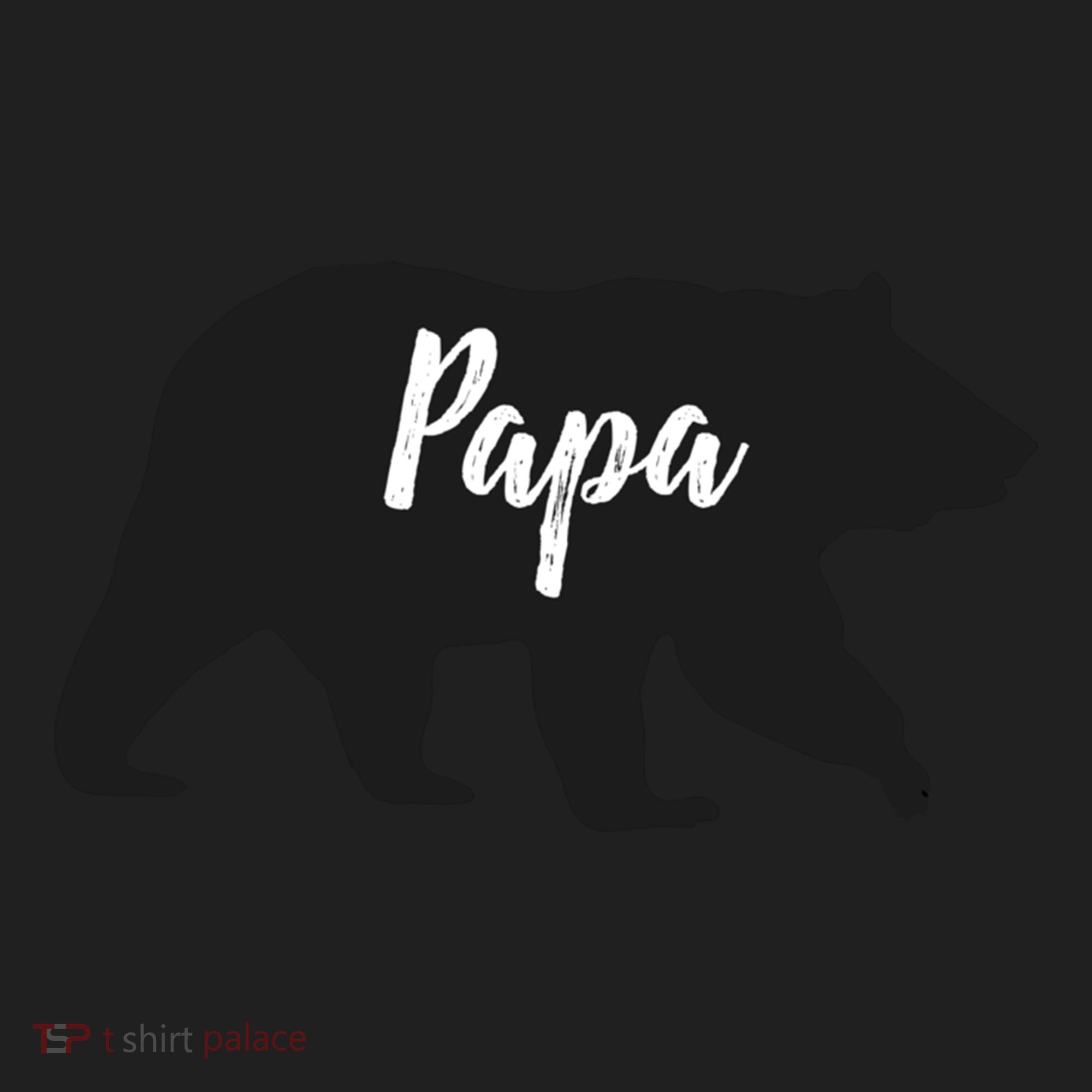 Rustic Papa Bear Funny Gift Adult Drive Performance Visor