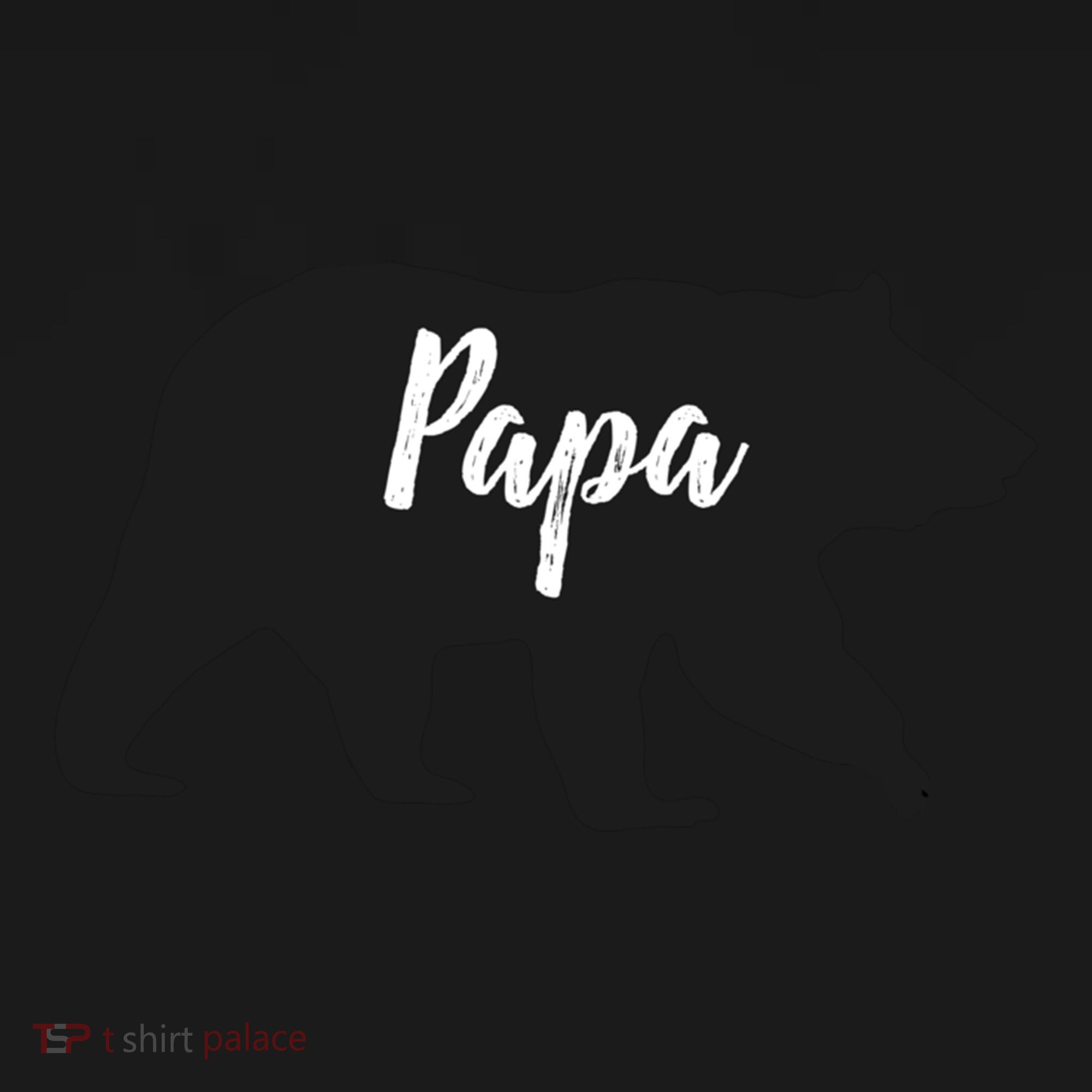 Rustic Papa Bear Funny Gift Pajama Set