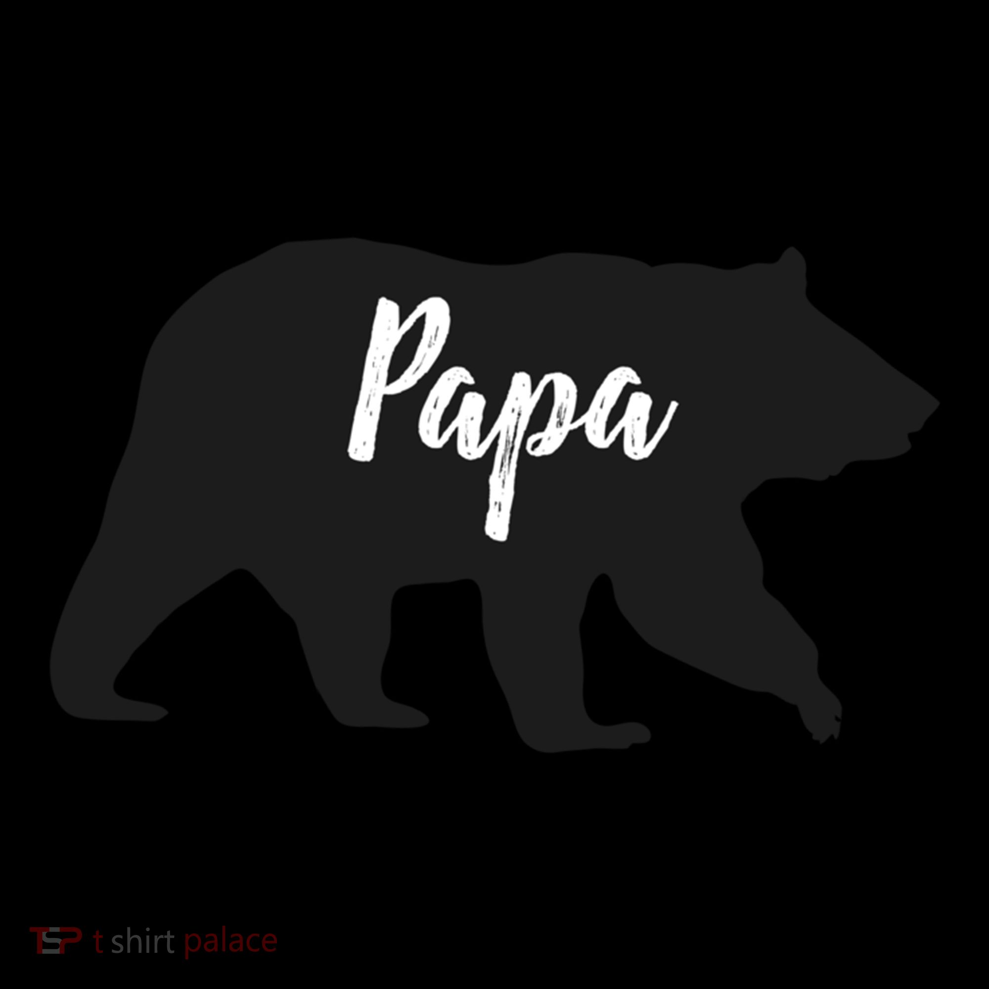 Rustic Papa Bear Funny Gift Ornament