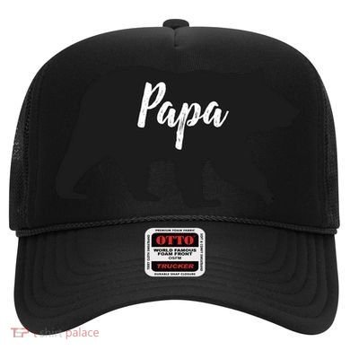 Rustic Papa Bear Funny Gift Hat