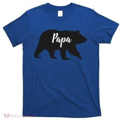 Rustic Papa Bear Funny Gift T-Shirt