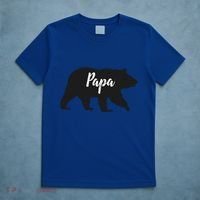 Rustic Papa Bear Funny Gift T-Shirt thumb 5