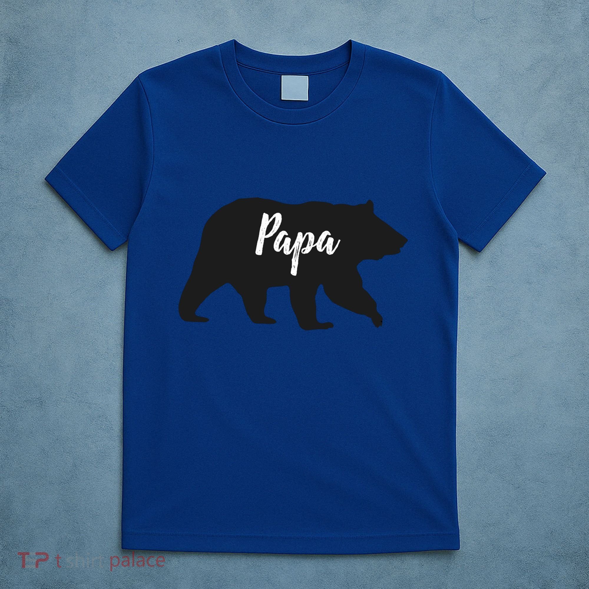 Rustic Papa Bear Funny Gift T-Shirt