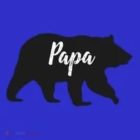 Rustic Papa Bear Funny Gift Tank Top thumb 6