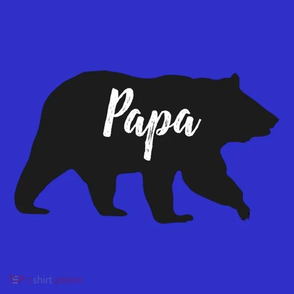 Rustic Papa Bear Funny Gift Tank Top