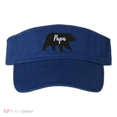 Rustic Papa Bear Funny Gift Visor