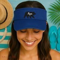 Rustic Papa Bear Funny Gift Visor thumb 2