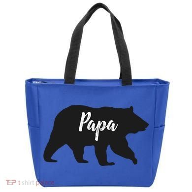 Rustic Papa Bear Funny Gift Bag