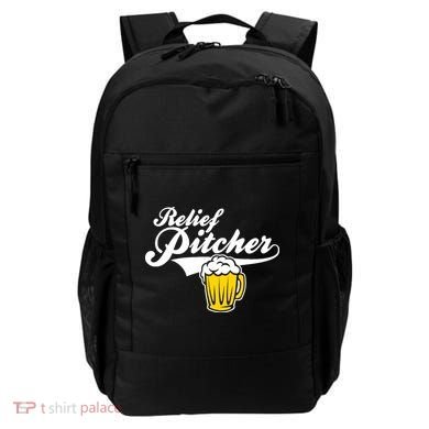 Relief Pitcher Beer And Baseball Backpack