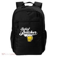 Relief Pitcher Beer And Baseball Backpack thumb 0