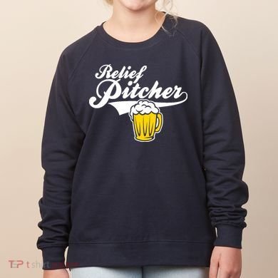 Relief Pitcher Beer And Baseball Women's Sweatshirt