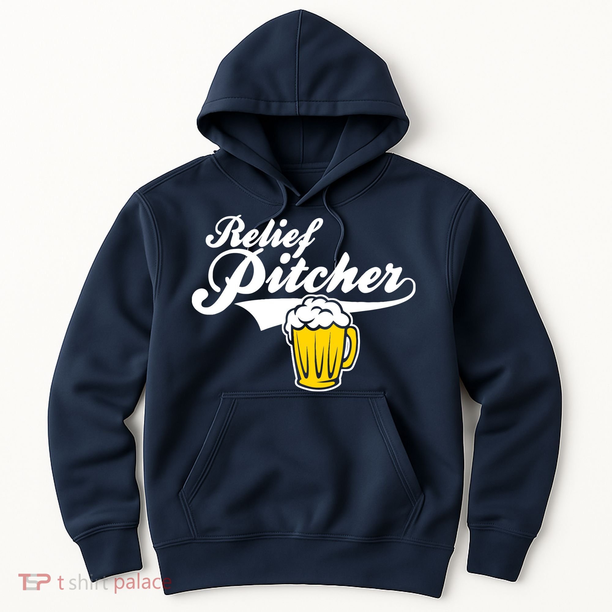 Relief Pitcher Beer And Baseball Hoodie