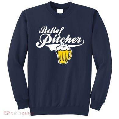 Relief Pitcher Beer And Baseball Sweatshirt