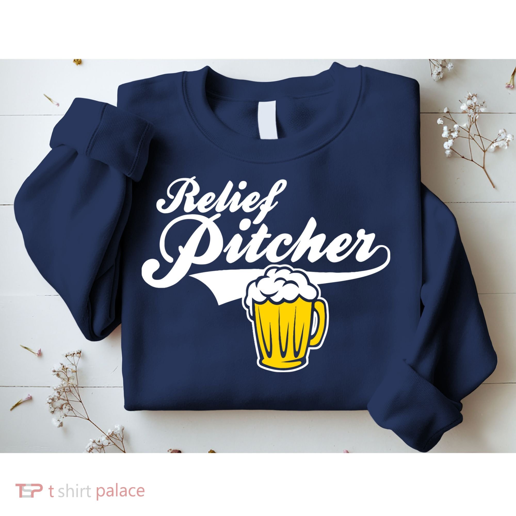 Relief Pitcher Beer And Baseball Sweatshirt