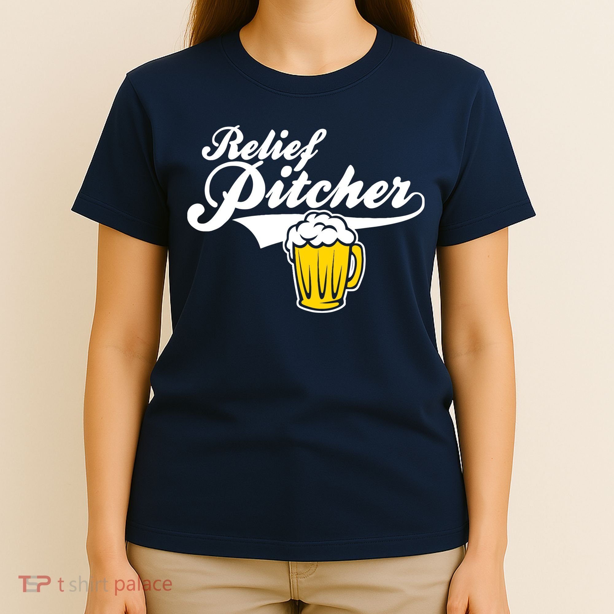 Relief Pitcher Beer And Baseball T-Shirt