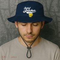 Relief Pitcher Beer And Baseball Bucket Hat thumb 2