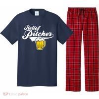 Relief Pitcher Beer And Baseball Pajama Set thumb 0