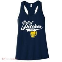 Relief Pitcher Beer And Baseball Women's Tank Top thumb 0