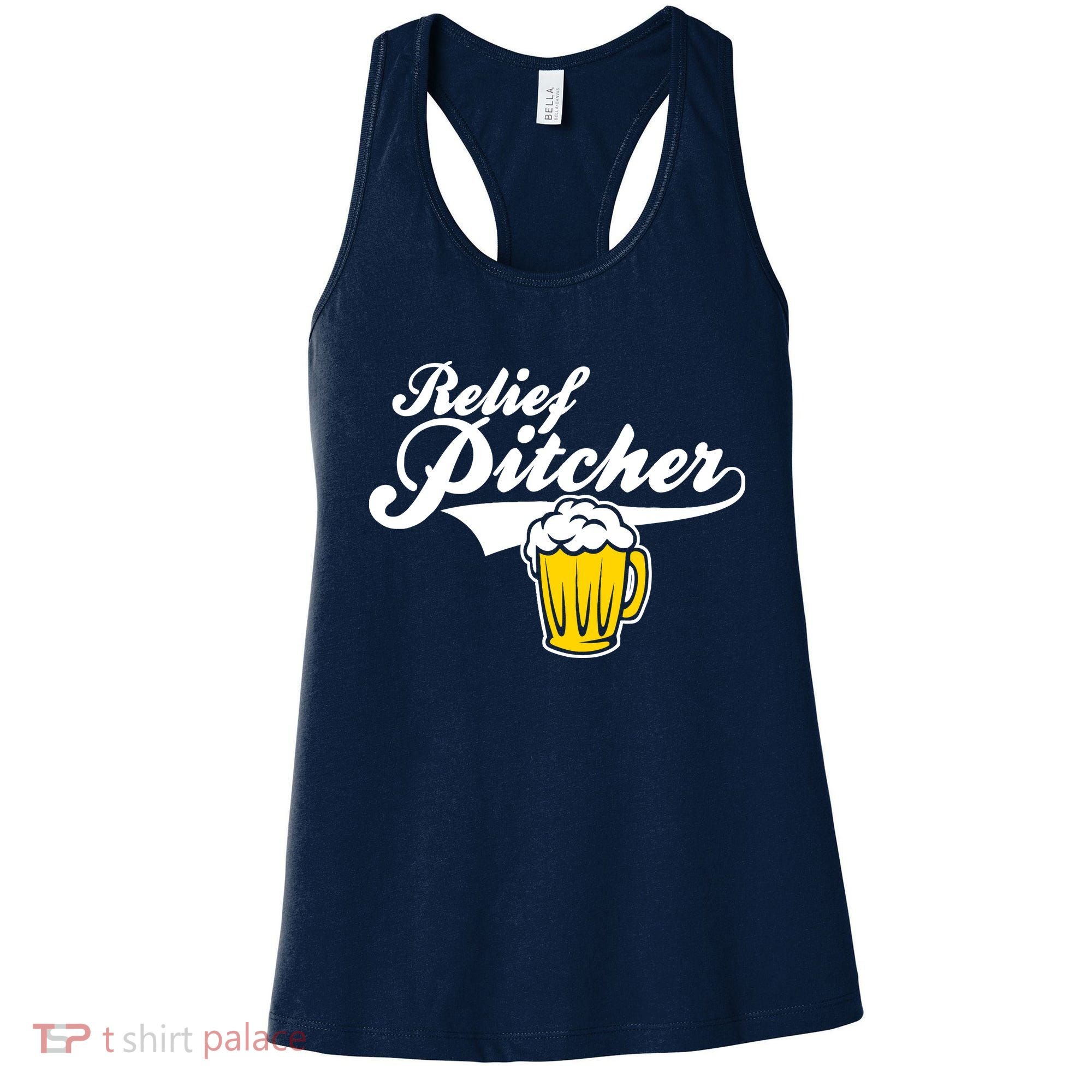 Relief Pitcher Beer And Baseball Women's Tank Top
