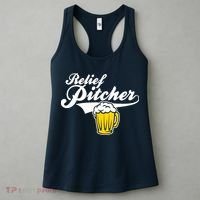 Relief Pitcher Beer And Baseball Women's Tank Top thumb 3