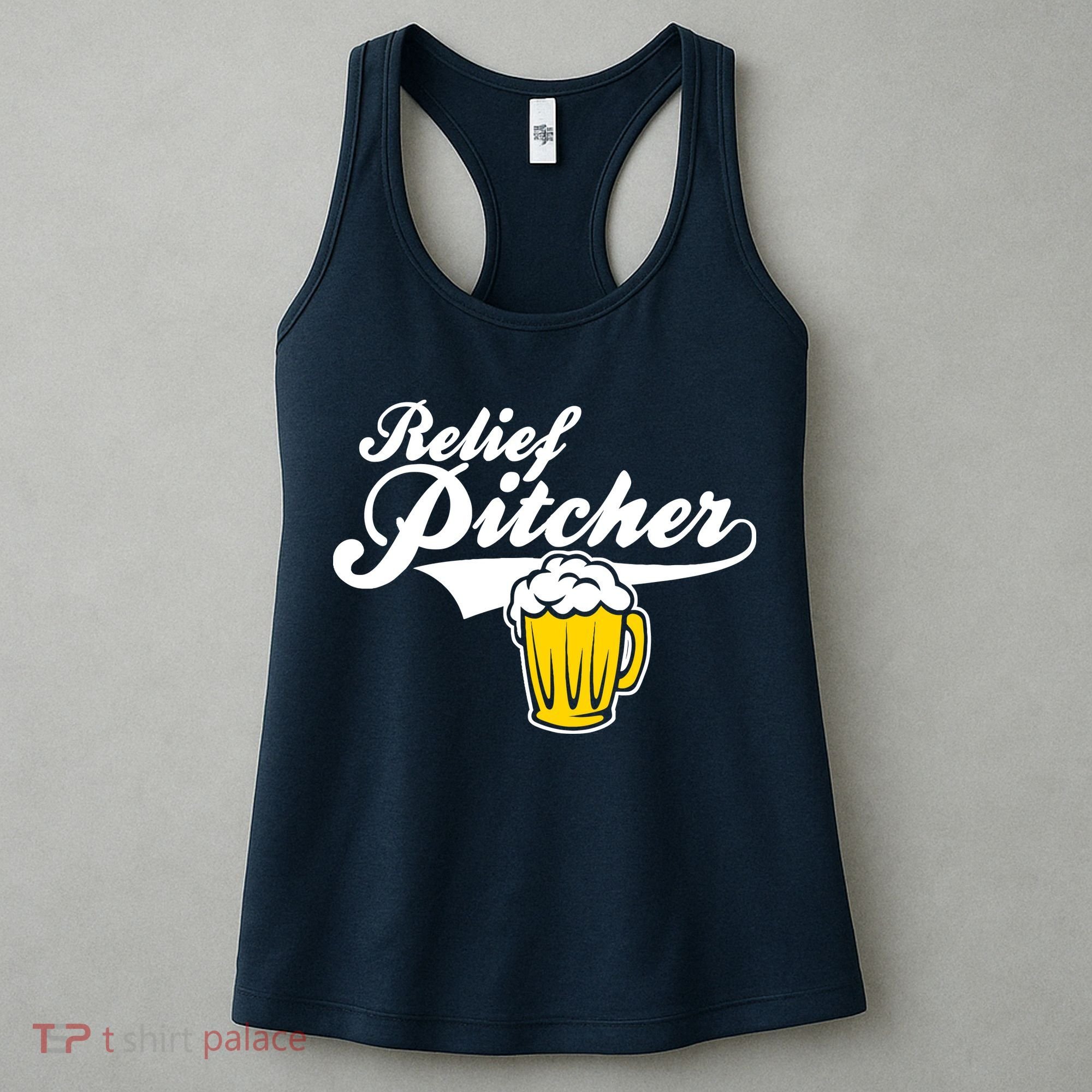 Relief Pitcher Beer And Baseball Women's Tank Top