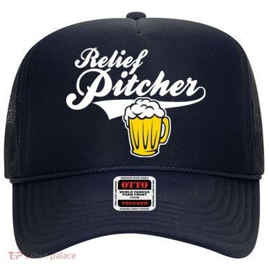 Relief Pitcher Beer And Baseball Hat