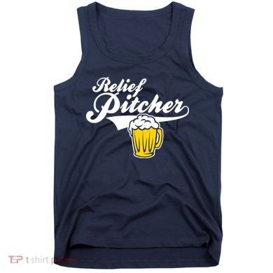 Relief Pitcher Beer And Baseball Tank Top