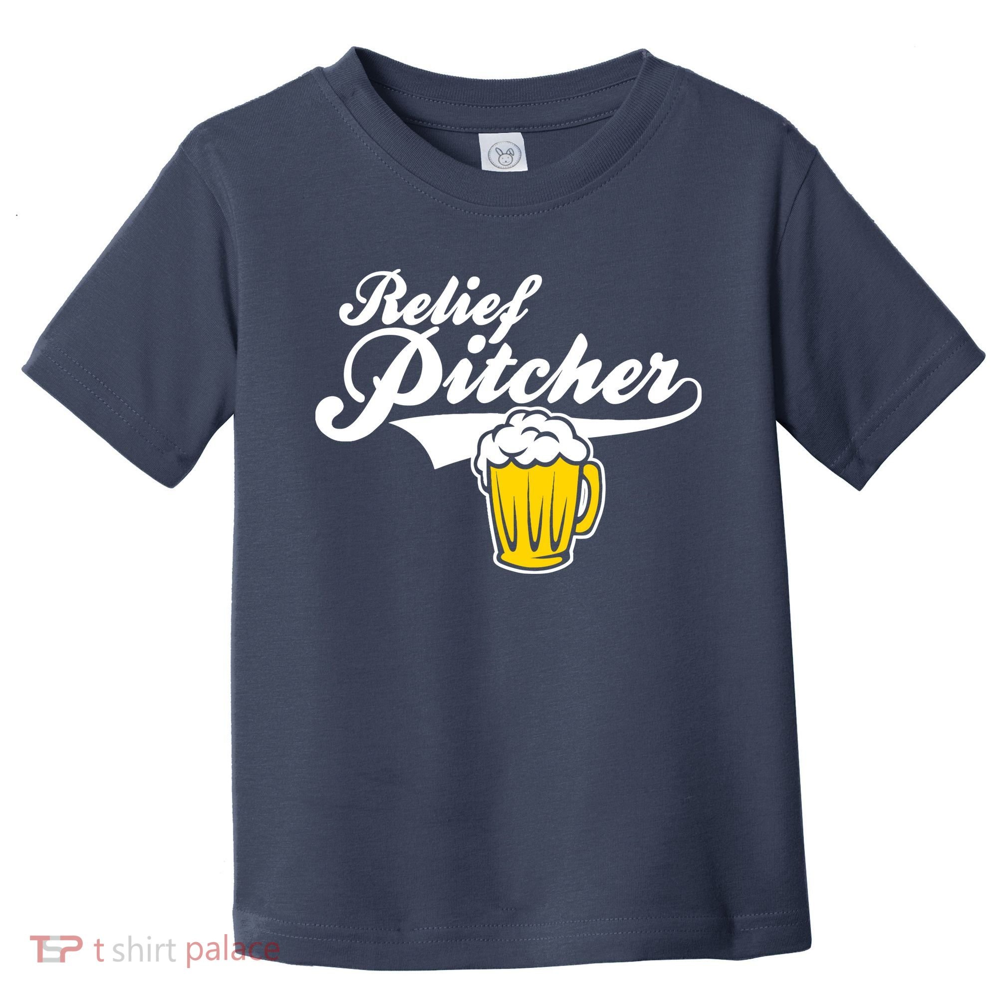 Relief Pitcher Beer And Baseball Toddler T-Shirt