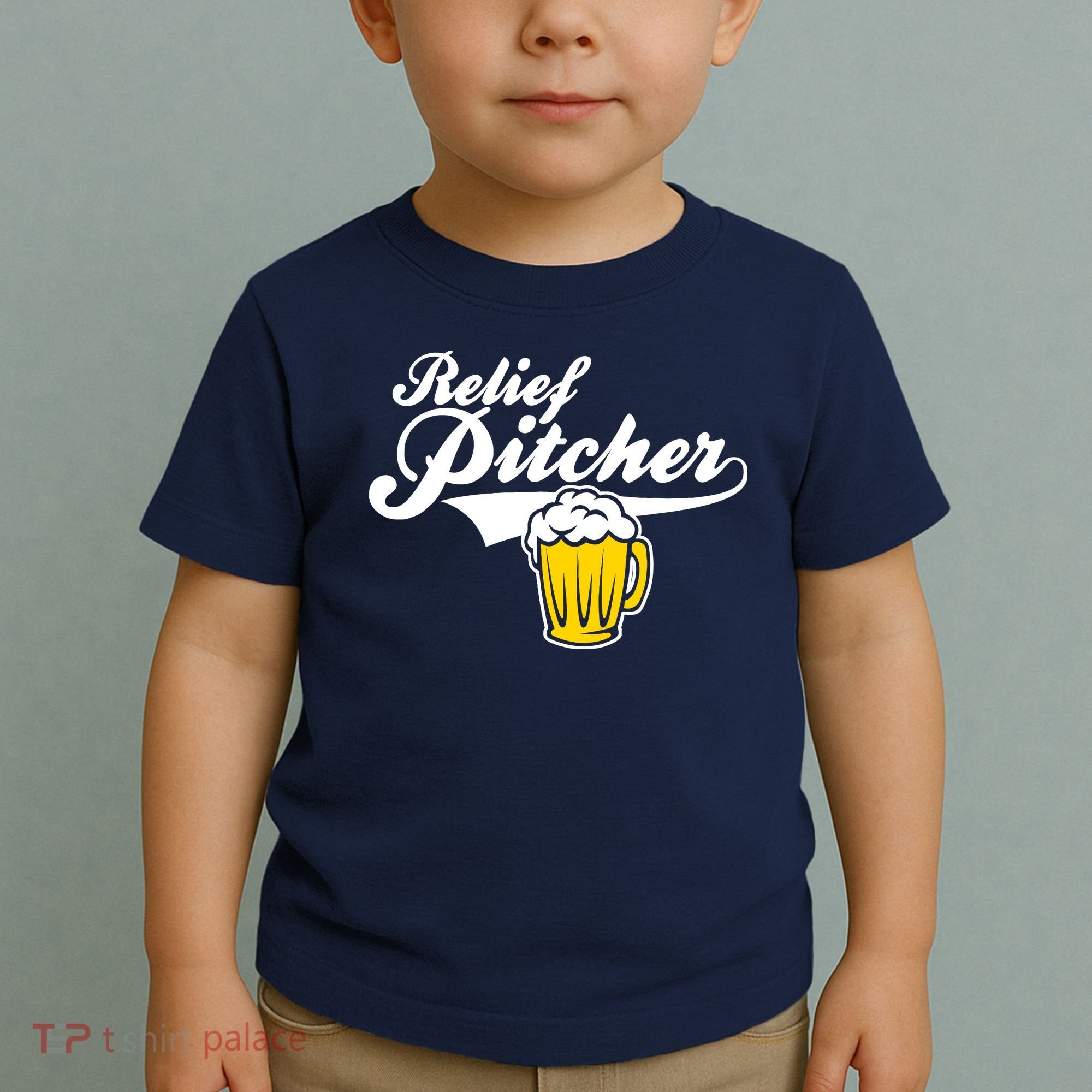 Relief Pitcher Beer And Baseball Toddler T-Shirt