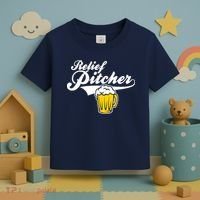 Relief Pitcher Beer And Baseball Toddler T-Shirt thumb 3