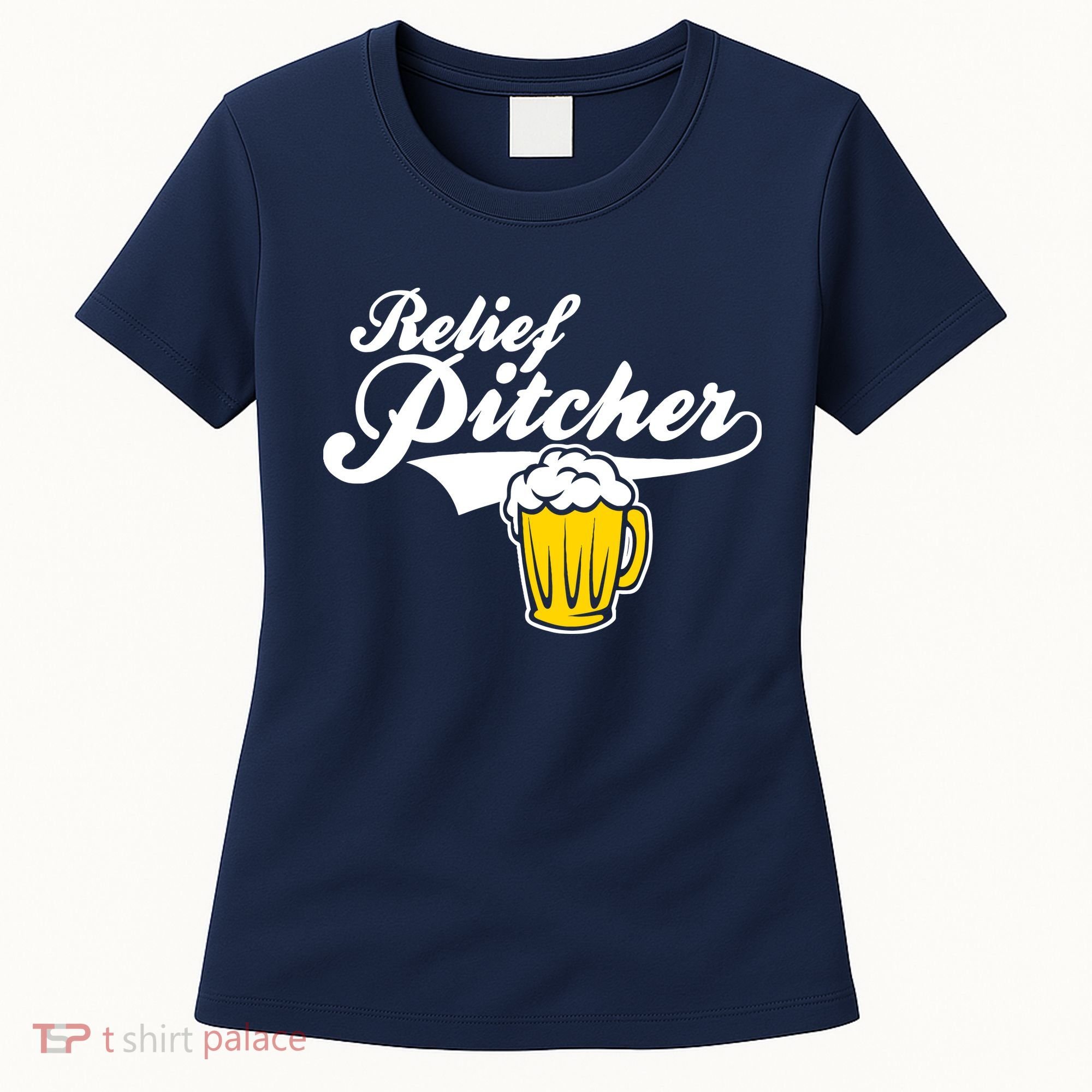 Relief Pitcher Beer And Baseball Women's T-Shirt