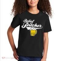 Relief Pitcher Beer And Baseball Kids T-Shirt thumb 2