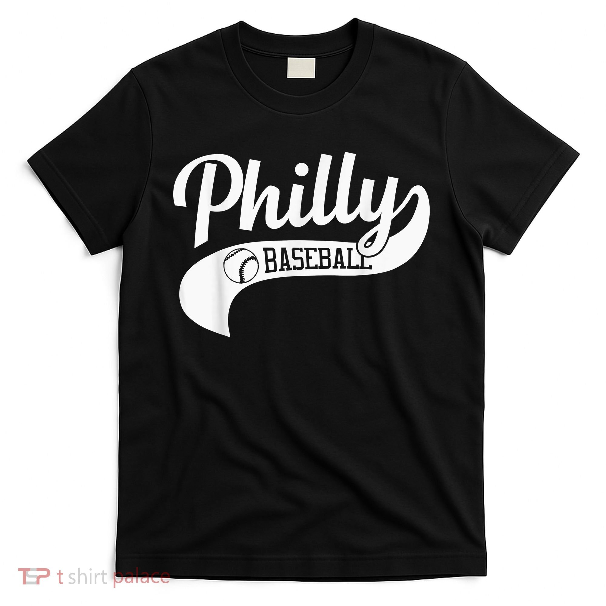 Retro Philadelphia Baseball Vintage Philly Swoosh T-Shirt